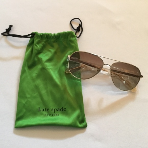 Kate Spade Emmaline Sunglasses Aviator Sunglasses - Picture 5 of 7